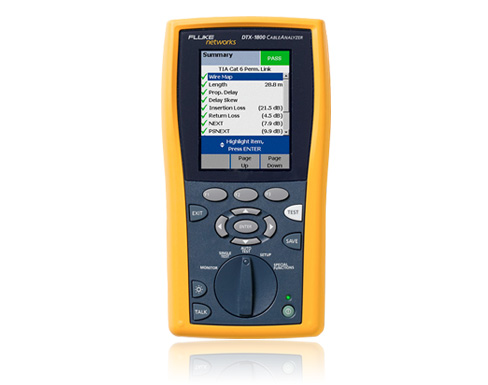 DTX CableAnalyzer&#8482; Series铜缆认证测